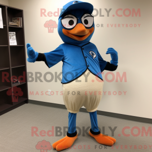 Rust Blue Jay maskot...