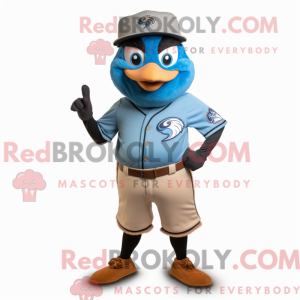 Rust Blue Jay maskot...