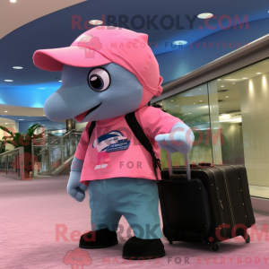 Maskotka Rosa Dolphin w...