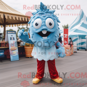 Postava maskota Sky Blue...