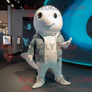White Narwhal mascot...