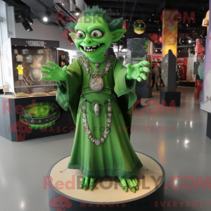 Green Vampire mascot...