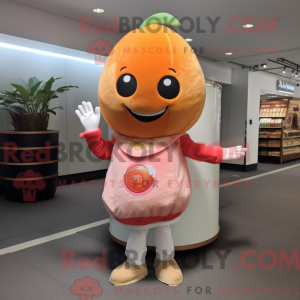 Peach Sushi mascot costume...