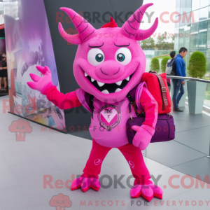 Máscara do Diabo Rosa...
