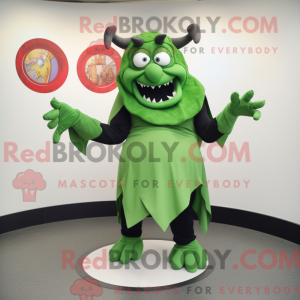 Olive Devil mascot costume...