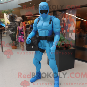 Cyan Gi Joe Maskottchen...