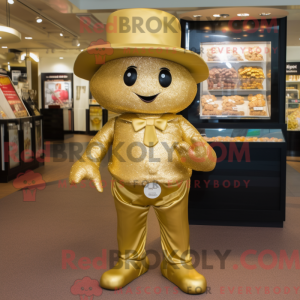 Gold Chocolates mascot...