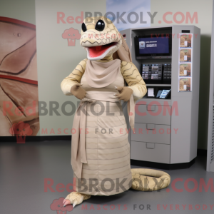 Costume mascotte de Python...