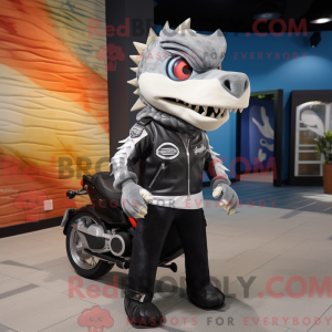 Sølv Barracuda maskot...