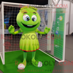 Lime Green Soccer Goal...