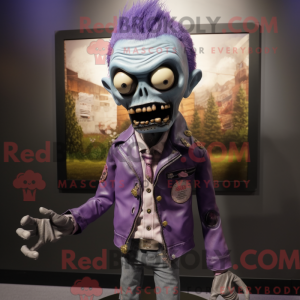 Lavender Zombie mascot...