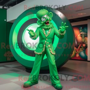 Grøn klovne maskot kostume...