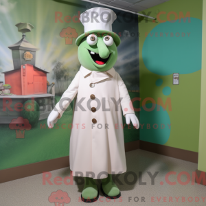 Olive Doctor maskot kostyme...
