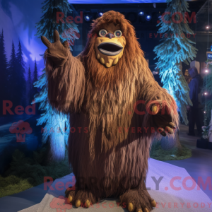 Sasquatch maskot kostume...