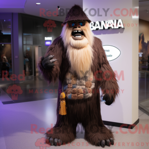 Sasquatch mascot costume...