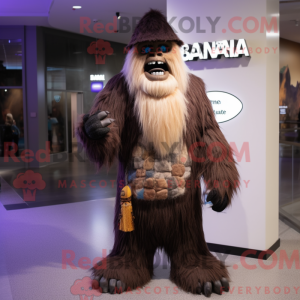 Sasquatch-maskotdraktfigur...