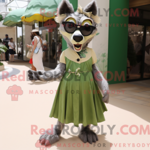 Costume mascotte de loup...