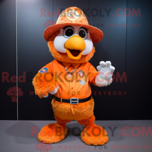 Orange Chicken Maskottchen...