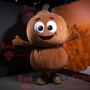 Brown Pumpkin mascot...