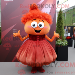 Maroon Orange mascot...