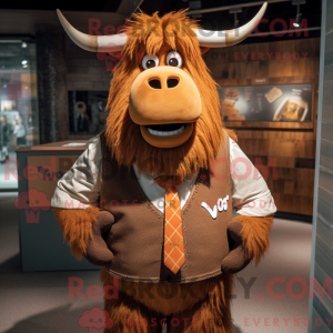 Rust Yak mascot costume...