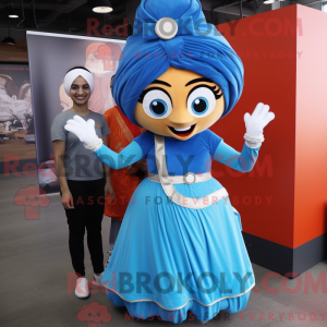 Blue Tikka Masala mascot...