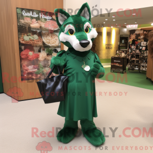 Figura de máscara de lobo...