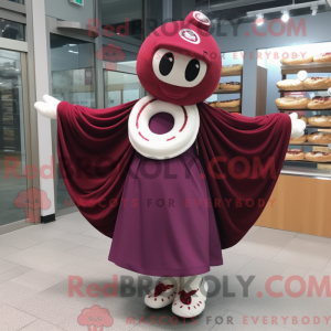 Maroon Bagels mascot...