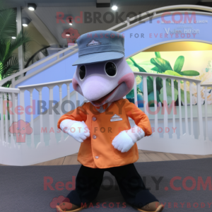 Peach Dolphin maskot...