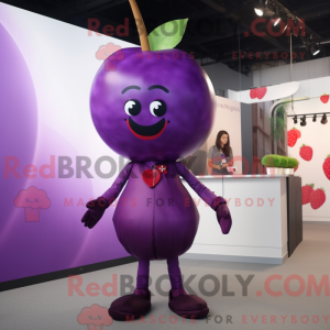 Purple Cherry mascot...