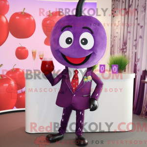 Purple Cherry mascot...