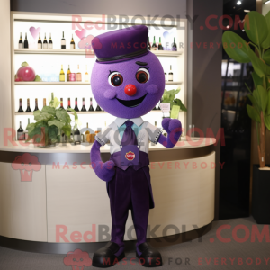 Purple Cherry mascot...