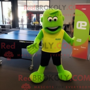 Lime Green Ping Pong Table...