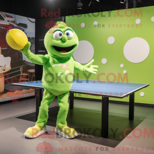 Lime Green Ping Pong Table...