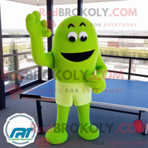 Lime Green Ping Pong Table...