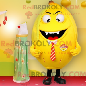Lemon Yellow Goulash mascot...