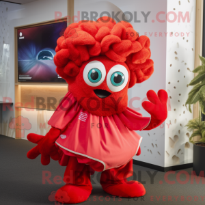 Red Fried Calamari mascot...