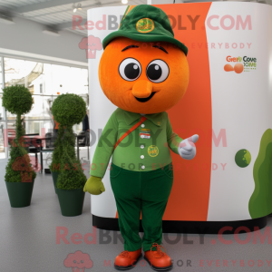 Forest Green Orange mascot...