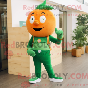 Forest Green Orange mascot...