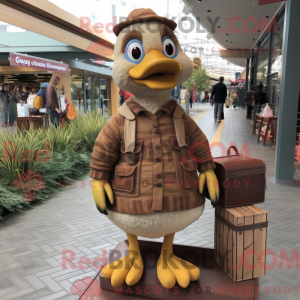 Brown Gosling mascot...