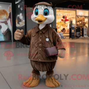Brown Gosling mascot...