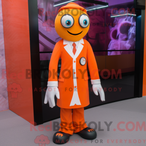 Orange Doctor maskot...