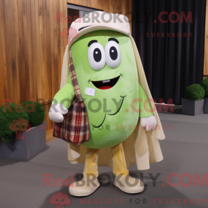 Cream Cucumber mascot...
