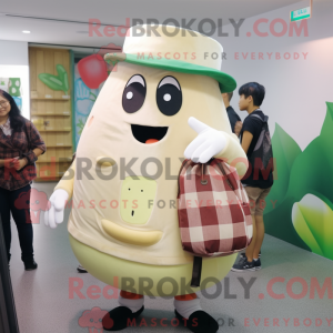 Cream Cucumber mascot...