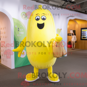 Lemon Yellow Aglet mascot...