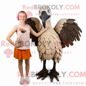 Postava maskota Tan Vulture...