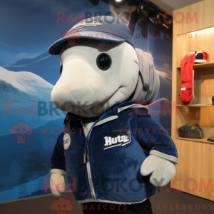 Navy Pukkelhval maskot...