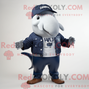 Navy Pukkelhval maskot...