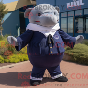 Navy Pukkelhval maskot...