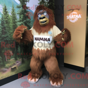 Sasquatch mascot costume...
